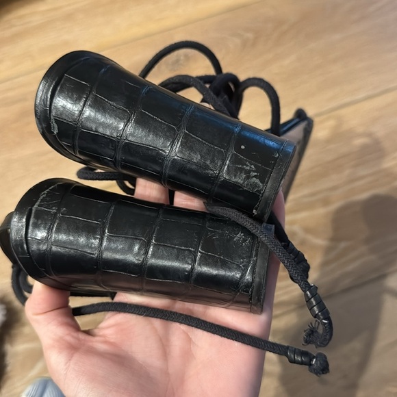 Schutz block heel black Strappy shoes size EUR 40 - Picture 8 of 11